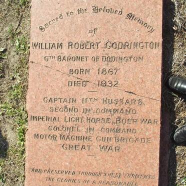 GODRINGTON William Robert 1867-1932