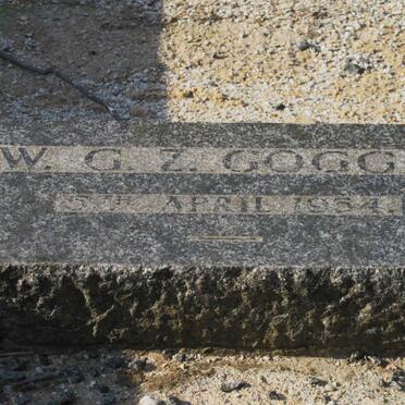 GOGGIN W.G.Z. -1954