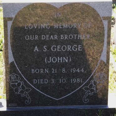 GEORGE A.S. 1944-1981