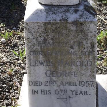 GEORGE Lewis Harold -1957