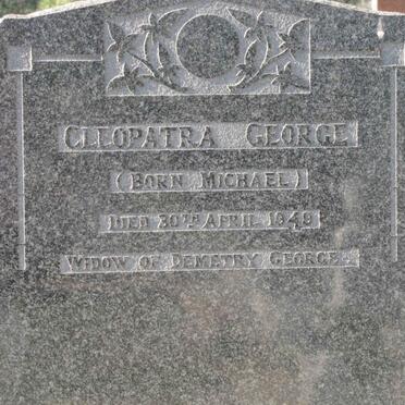 GEORGE Cleopatra nee MICHAEL -1949