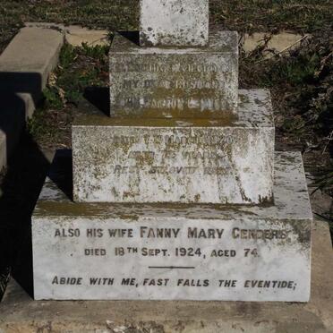 GENDERS John Hatton -1920 &amp; Fanny Mary -1924