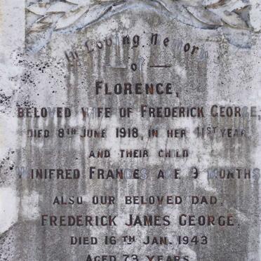 GEORGE Frederick James -1943 &amp; Florence - 1918 :: GEORGE Winifred Frances