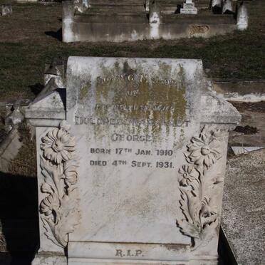 GEORGE Dolores Margaret 1910-1931 :: SANABRIA Manuel 1885-1967