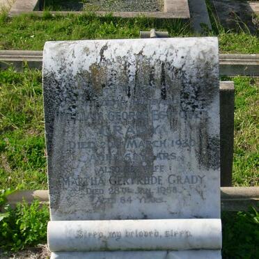 GRADY William George Estcourt -1930 &amp; Martha Gertrude -1958