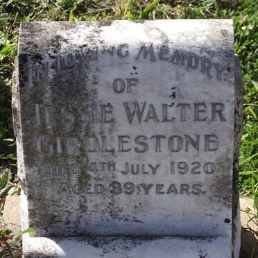 GIRDLESTONE Jessie Walter -1920