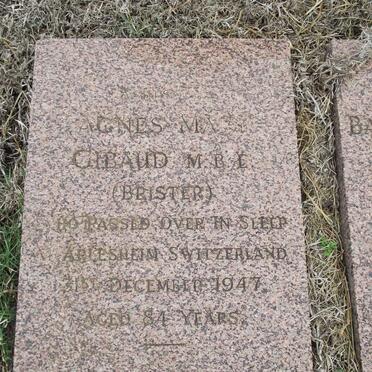 GIBAUD Agnes Mary nee BRISTER -1947