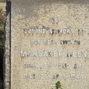 GLEN Margaret 1871-1944