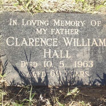 HALL Clarence William -1963