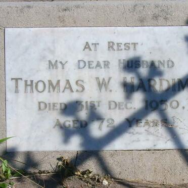 HARDIMAN Thomas W. -1950