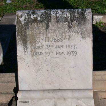 HOBBS Frederick James 1877-1939