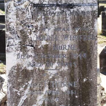 HORNE Mabel Winifred -1948 :: HORNE F. -1951