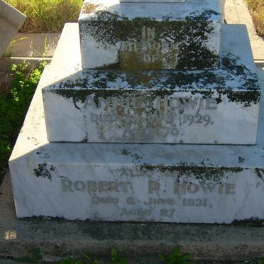 HOWIE Annie -1929 :: HOWIE Robert P. -1931