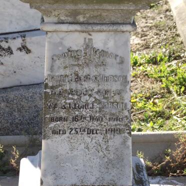 HOBSON Dennis Bridge 1918-1919