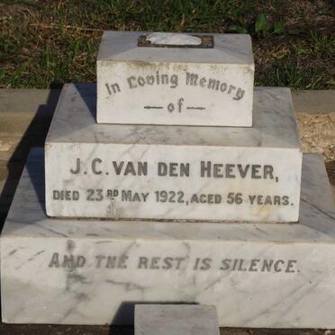 HEEVER J.C., van den -1922