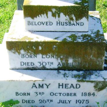 HEAD Harold H.A. 1878-1947 &amp; Amy 1884-1975