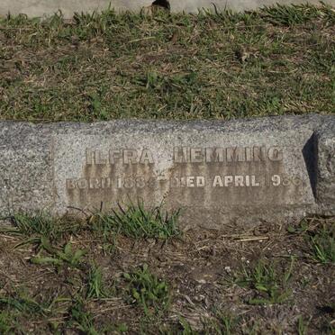 HEMMING Ilfra 1885-1936