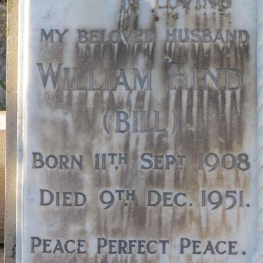 HIND William 1908-1951