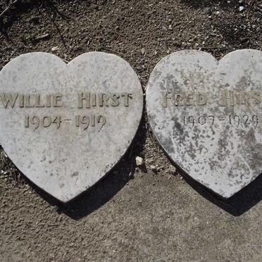 HIRST Willie 1904-1919 :: HIRST Fred 1907-1929
