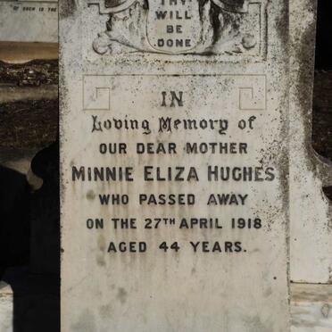 HUGHES Minnie Eliza -1918