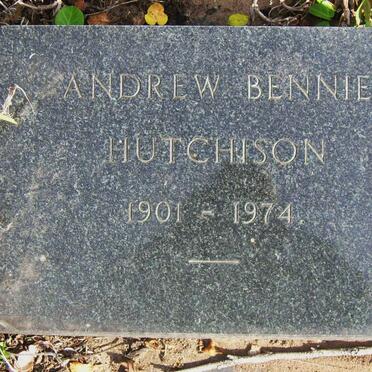 HUTCHISON Andrew Bennie 1901-1974