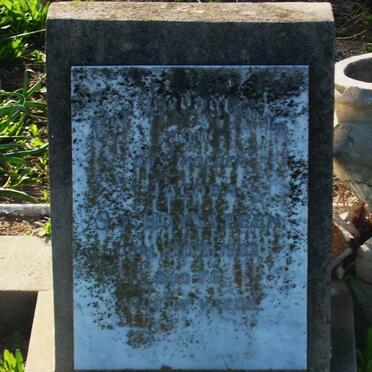 HUYSSTEEN Jacoba S., van -1932 