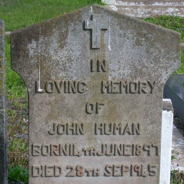 HUMAN John 1897-1945