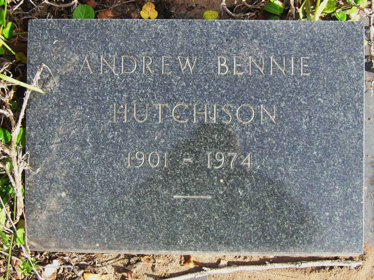 HUTCHISON Andrew Bennie 1901-1974