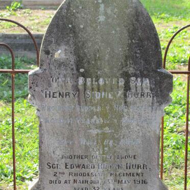HURR Henry Sidney -1898 :: HURR Edward Brown -1916
