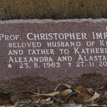 IMRIE Christopher 1963-2007