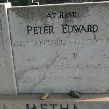JAFTHA Peter Edward -1967