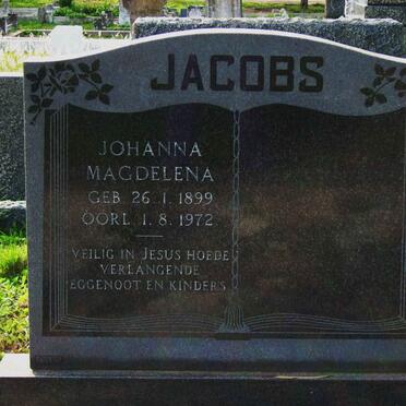 JACOBS Johanna Magdalena 1899-1972