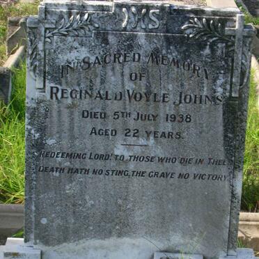 JOHNS Reginald Voyle -1938