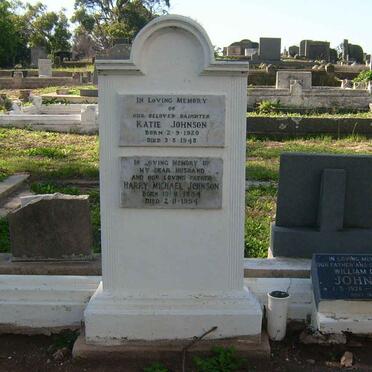 JOHNSON Harry Michael 1884-1954 :: JOHNSON Katie 1920-1948