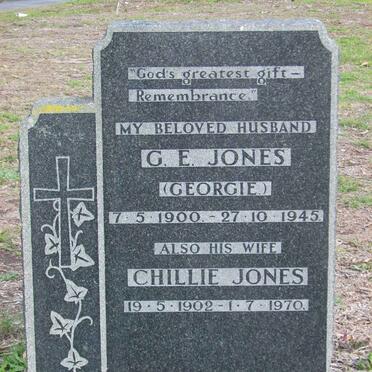 JONES G.E. 1900-1945 &amp; Chillie 1902-1970