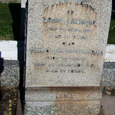 LAMBSON Harry -1935 &amp; Clara Bamfield -1937