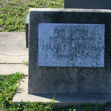 LANGE Isaac F., de  1898-1958