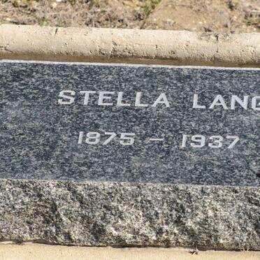 LANG Stella 1875-1937