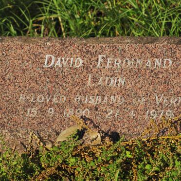 LADIN David Ferdinand 1890-1979