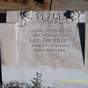 LOCKHART Lily -1940