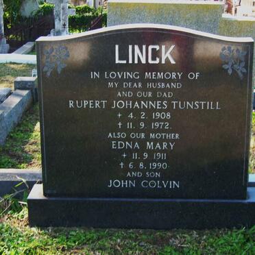LINCK Rupert Johannes Tunstill 1908-1972 &amp; Edna Mary 1911-1990 :: LINCK John Colvin