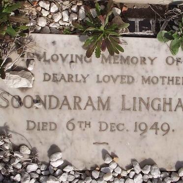 LINGHAM Soondaram -1949