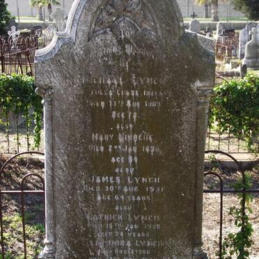 LYNCH Michael -1903 :: LYNCH Mary Minogue -1898 :: LYNCH  James -1931 :: LYNCH Patrick -1938