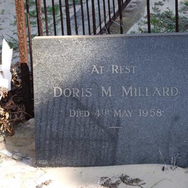 MILLARD Doris M. -1958