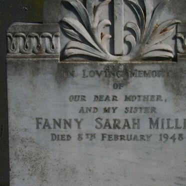 MILLER Fanny Sarah -1948