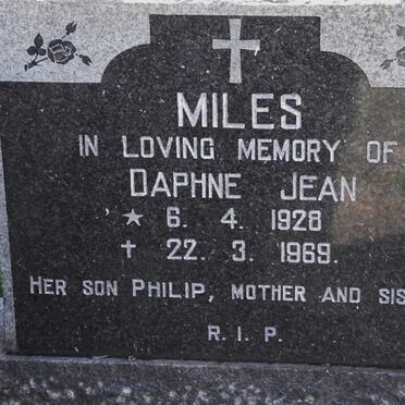 MILES Daphne Jean 1928-1969