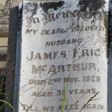 McARTHUR James Eric -1929 