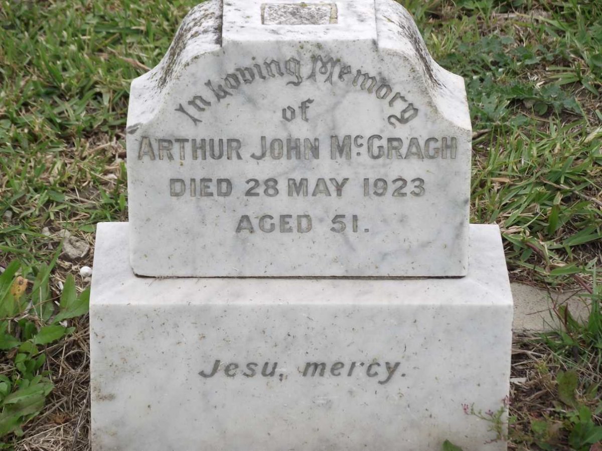 McGRAGH Arthur John -1923