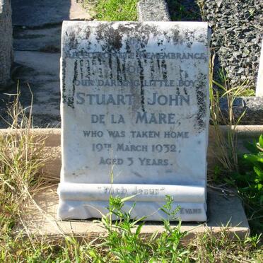 MARE Stuart John, de la -1932