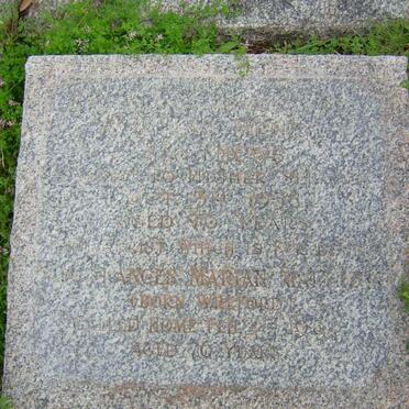 MATHEWS William Henry -195? &amp; Frances Marian 